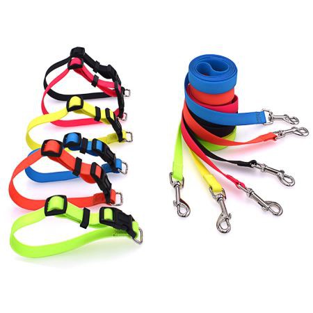 Anyaman Nilon PVC Kolar Anjing Tersuai Kalis Air