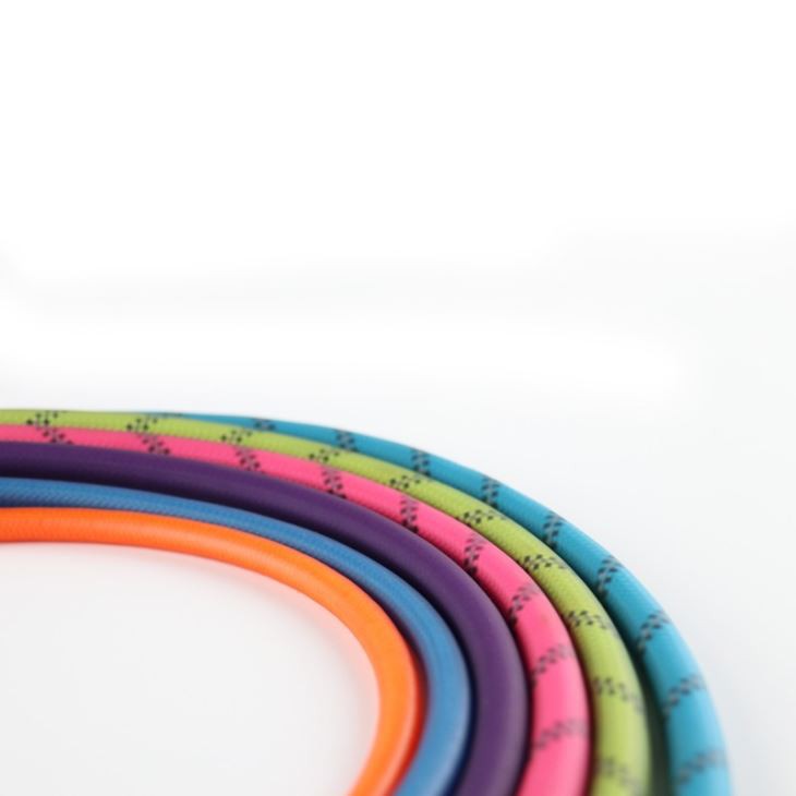 8mm Diameter Round Dog Leads Made Of PVC Coated Nylon Rope